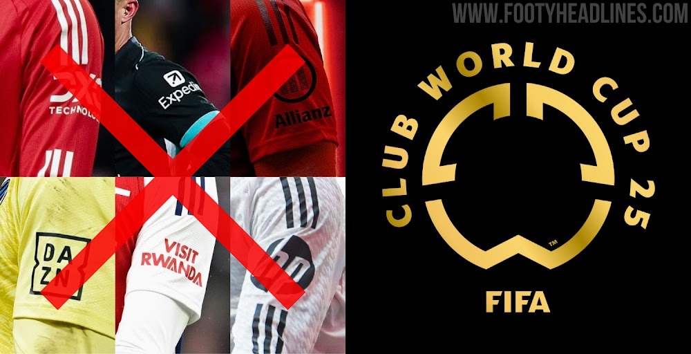 FIFA不允許世俱杯球隊(duì)有袖標(biāo)贊助，需貼上世俱杯徽標(biāo)